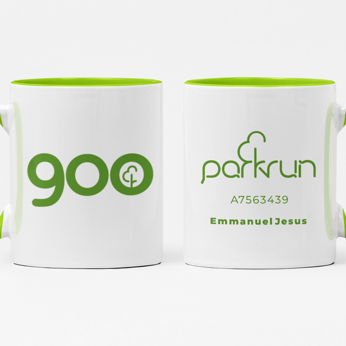 parkrun Milestone 900 Run/Walk Mug