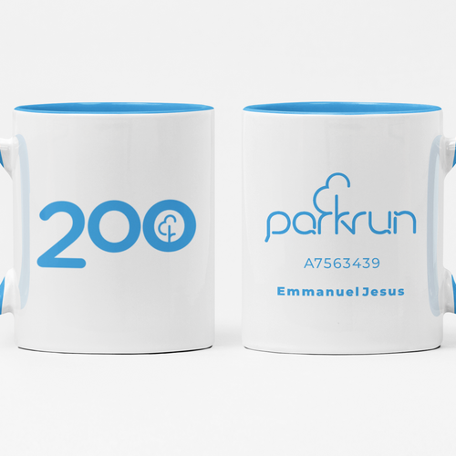 parkrun Milestone 200 Run/Walk Mug