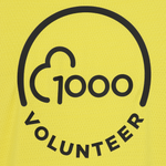 parkrun Milestone Men's Volunteer Long Sleeve Top 1000