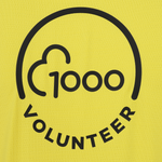 parkrun Milestone Men's Volunteer T-Shirt 1000 - Yellow