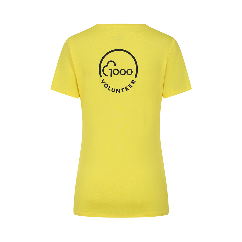 Milestone Women's Volunteer T-Shirt 1000 - Yellow