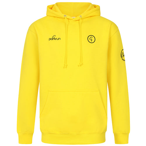 parkrun Milestone Unisex Volunteer Hoodie 1000 - Yellow