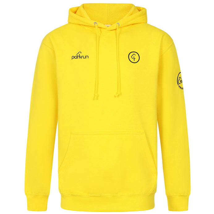parkrun Milestone Unisex Volunteer Hoodie 1000 - Yellow