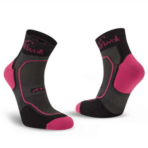 parkwalk X Hilly Active Quarter Twin Pack Socks