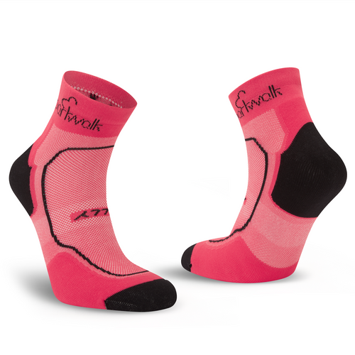 parkwalk X Hilly Active Quarter Twin Pack Socks