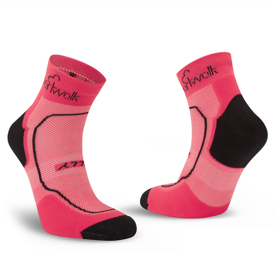 parkwalk X Hilly Active Quarter Twin Pack Socks