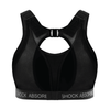 Shock Absorber Padded Run Bra - Black/Silver