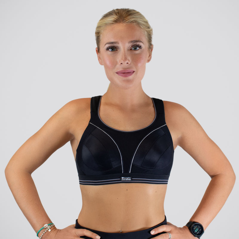 Shock Absorber Ultimate Run Bra - Black/Silver