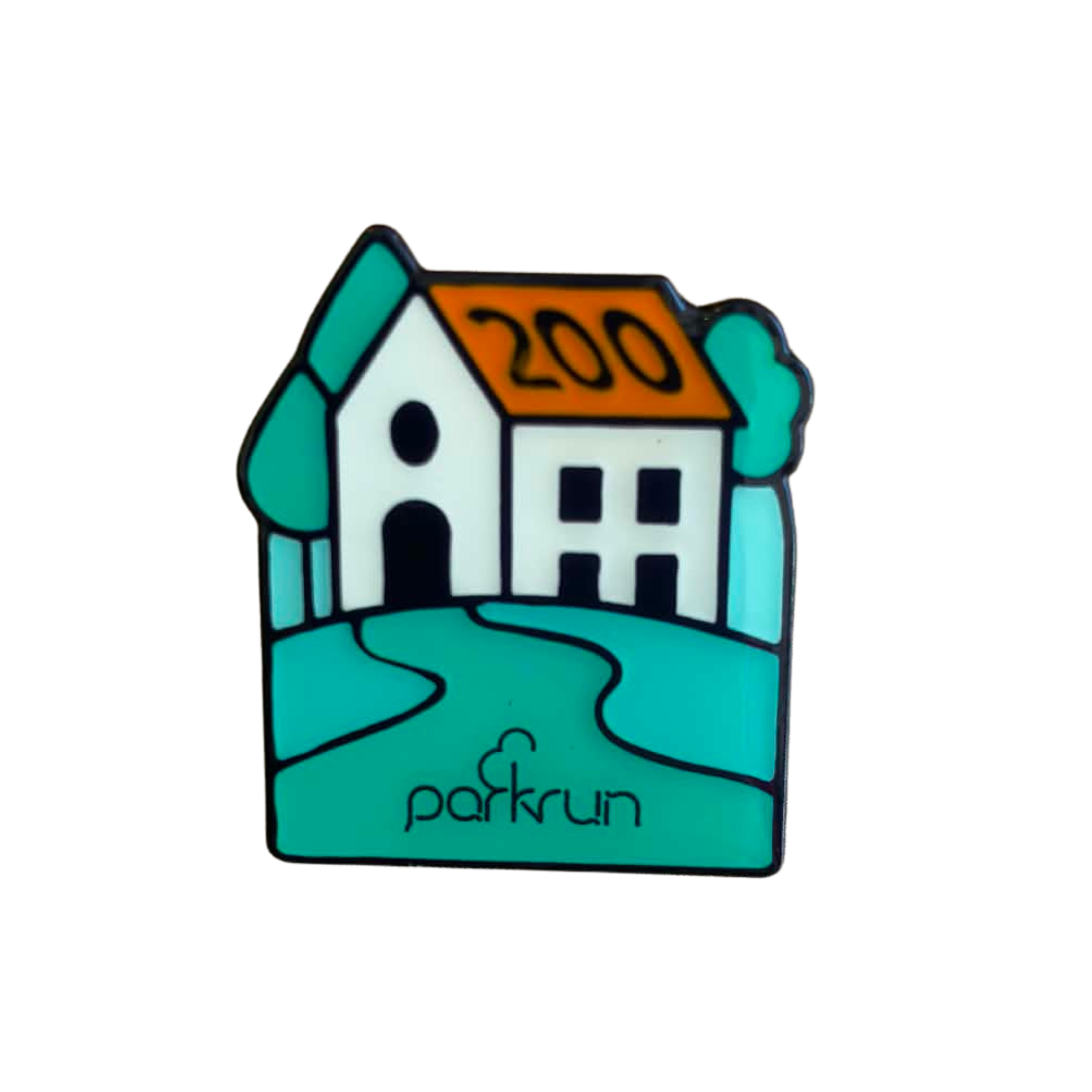 parkrun CHALLENGES Double-Ton Pin Badge
