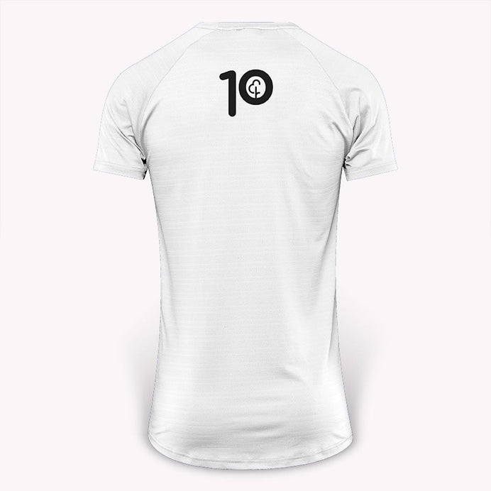 parkrun Milestone Youth T-Shirt 10 - White