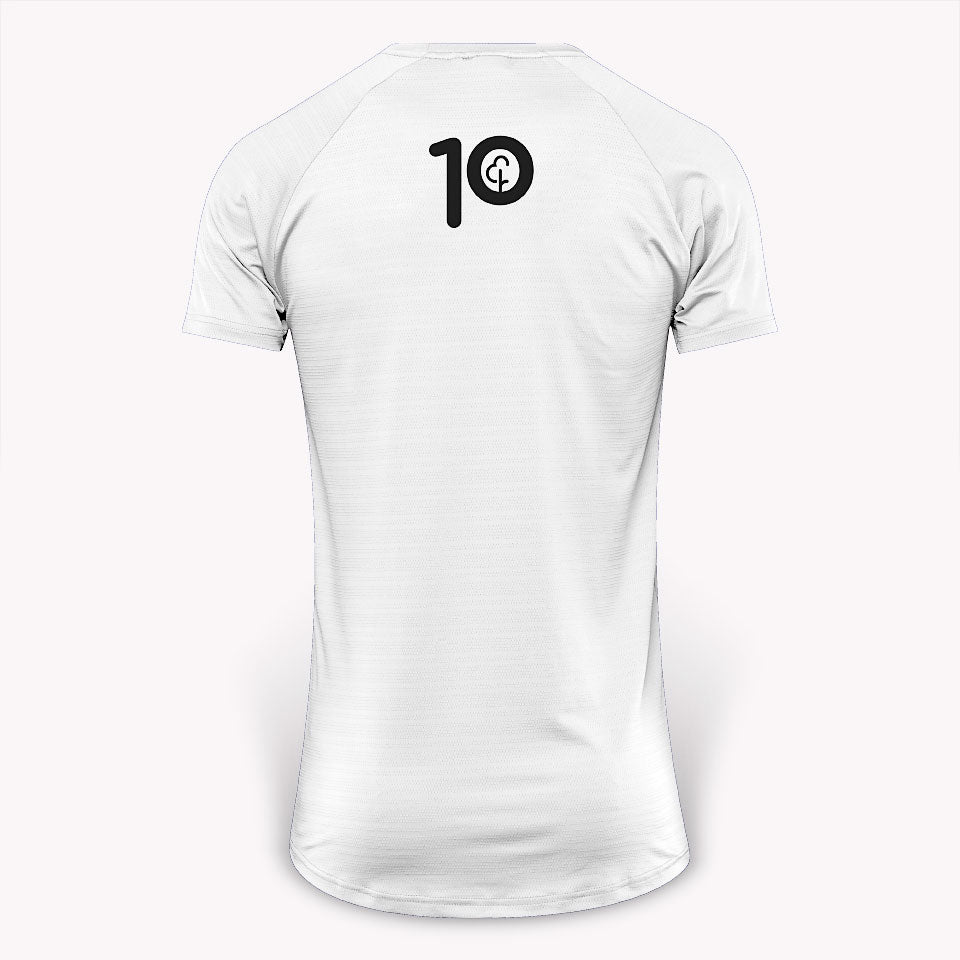 parkrun Milestone Youth T-Shirt 10 - White