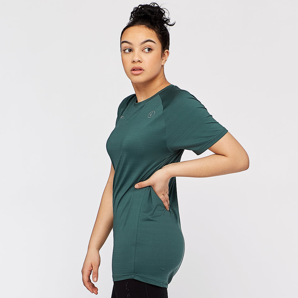 parkrun Milestone Women's T-Shirt 250 - Green