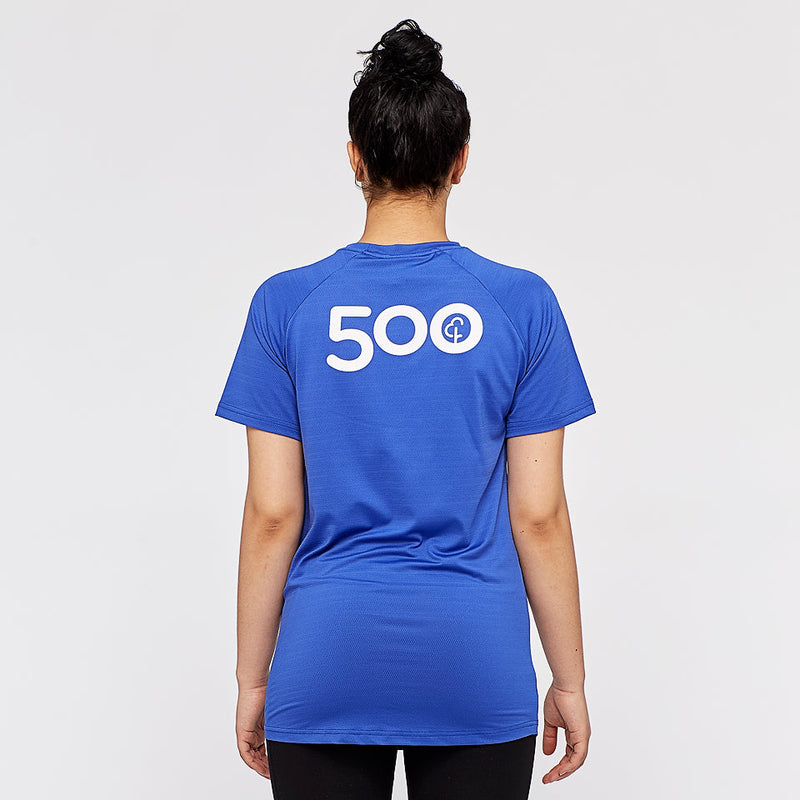 parkrun Milestone Women's T-Shirt 500 - Royal