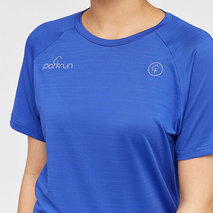 parkrun Milestone Women's T-Shirt 500 - Royal