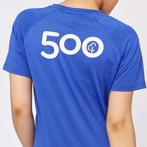 parkrun Milestone Women's T-Shirt 500 - Royal