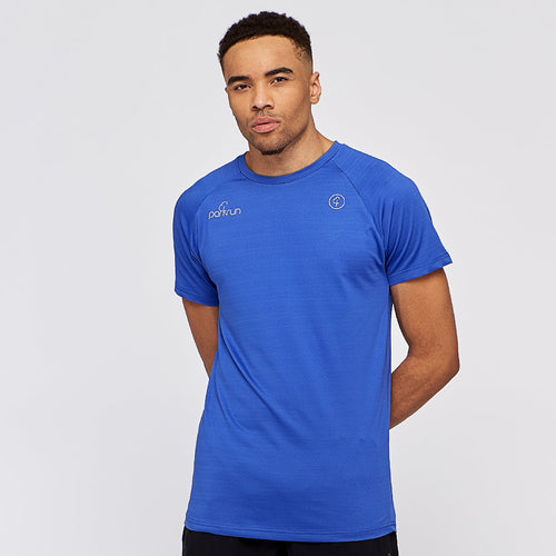 parkrun Milestone Men's T-Shirt 500 - Royal