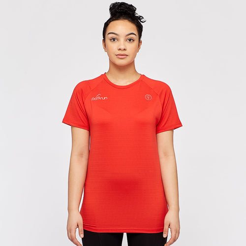 parkrun Milestone Women's T-Shirt 50 - Red