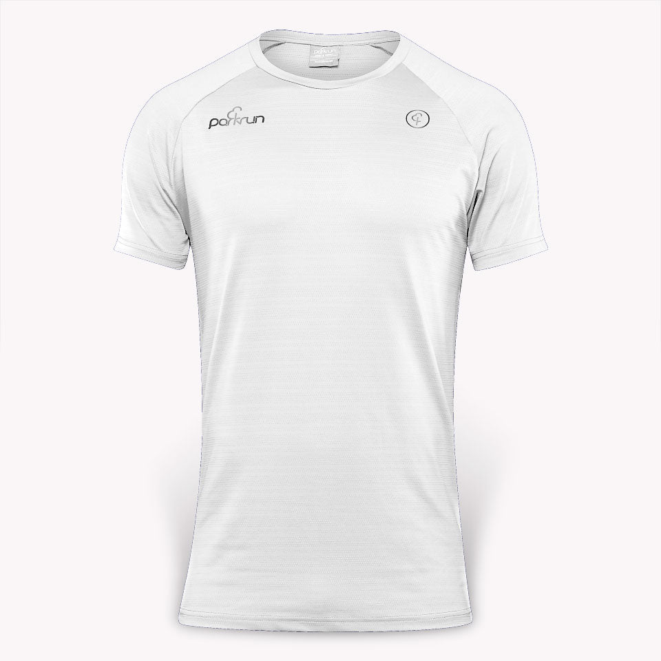 parkrun Milestone Youth T-Shirt 10 - White