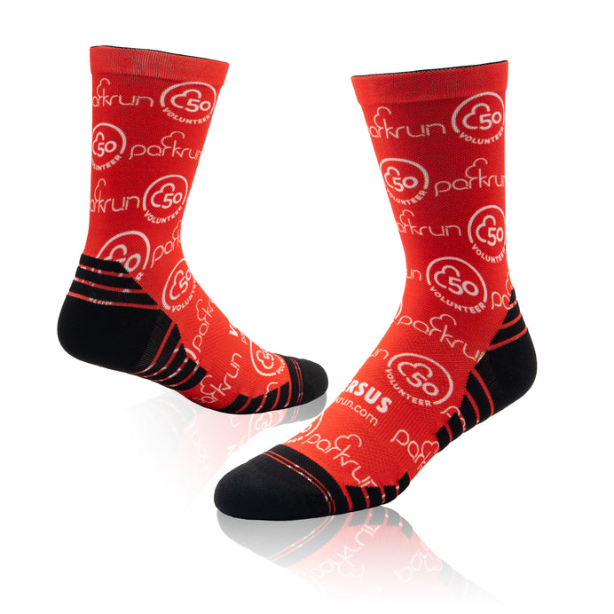 parkrun Meilenstein 50 – Freiwilligen-Socken