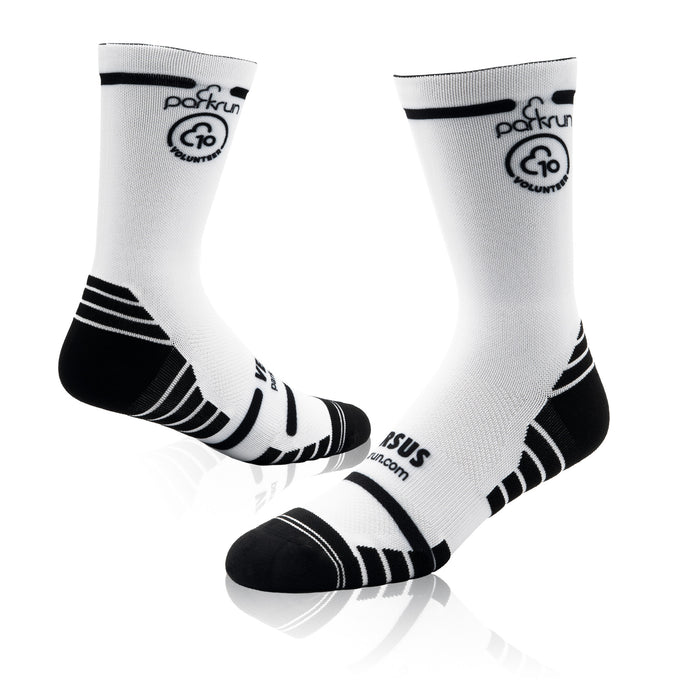 parkrun Meilenstein 10 – Freiwilligen-Socken