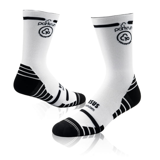 parkrun Milestone 10 Volunteer Socks