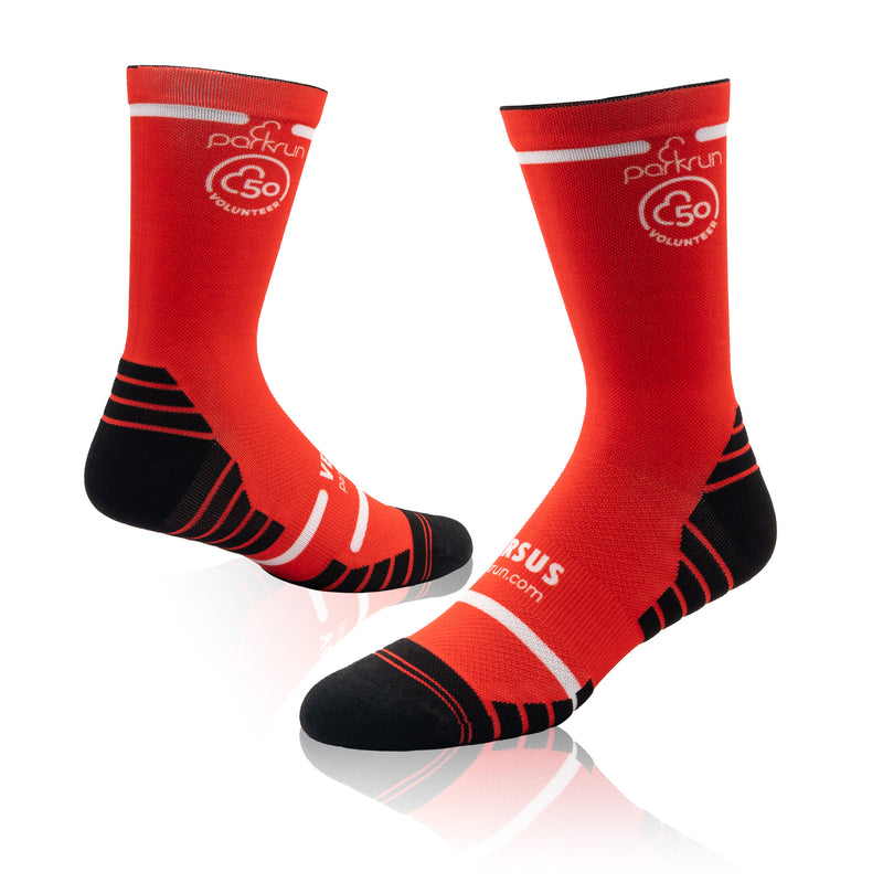 parkrun Milestone 50 Volunteer Socks