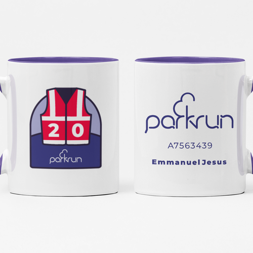 parkrun-Becher „Freiwilligen-Herausforderungen“