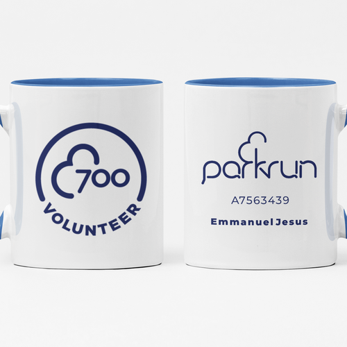 parkrun Milestone 700 Volunteer Mug