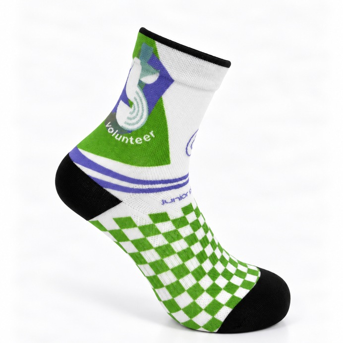 junior parkrun Volunteer Milestone 75 Socks