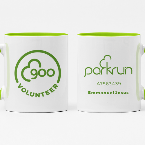 parkrun Milestone 900 Volunteer Mug