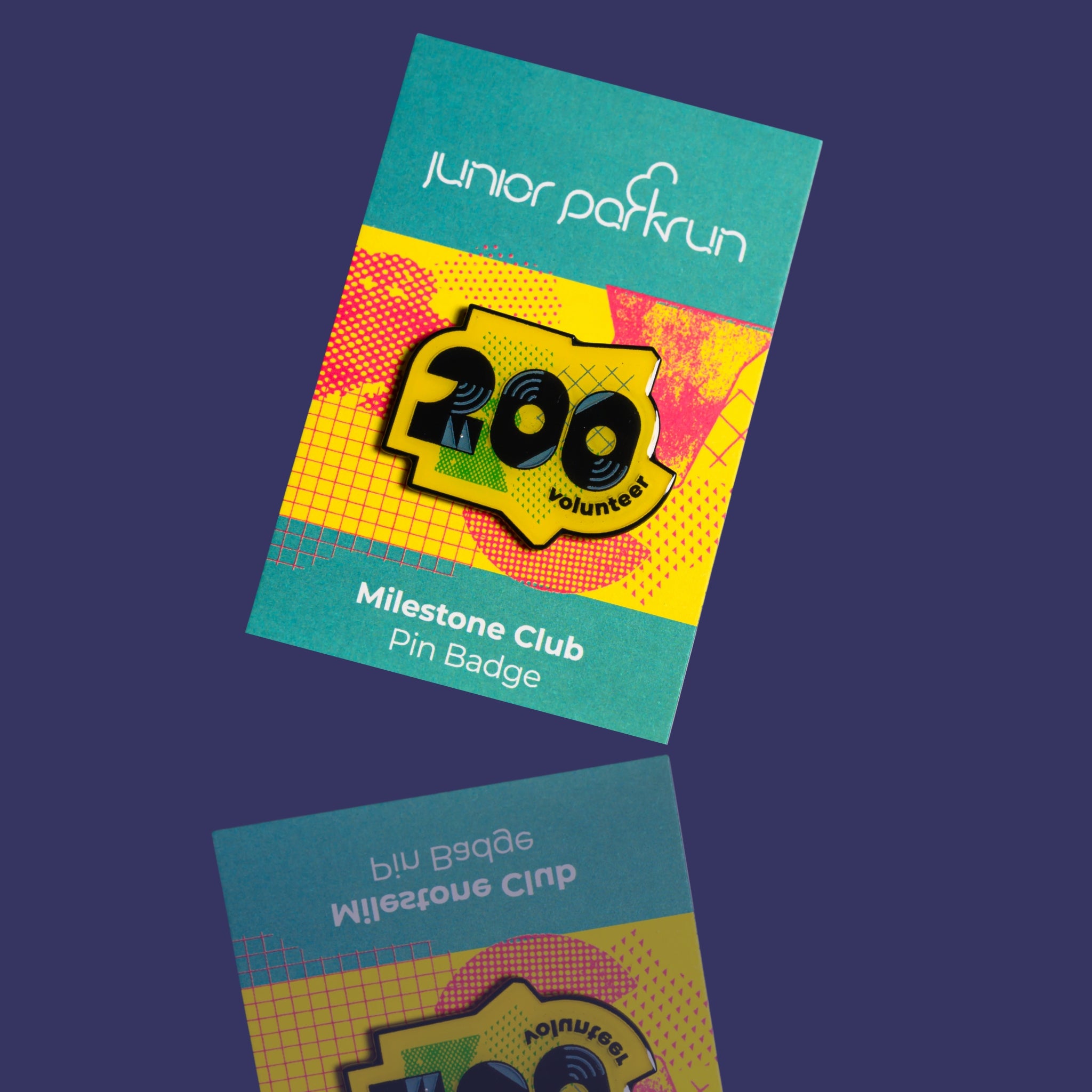 junior parkrun Volunteer Milestone 200 Pin Badge