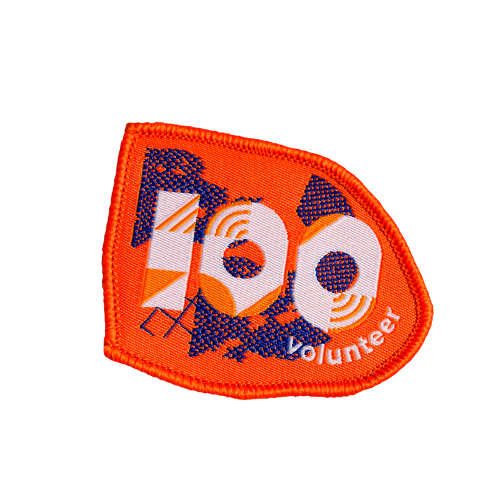 junior parkrun Volunteer Milestone 100 Patch
