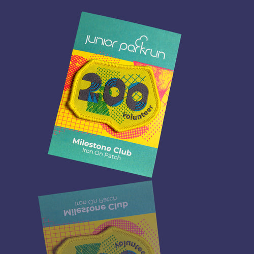 junior parkrun Volunteer Milestone 200 Patch