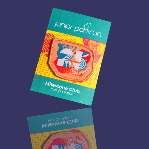 junior parkrun Volunteer Milestone 25 Patch