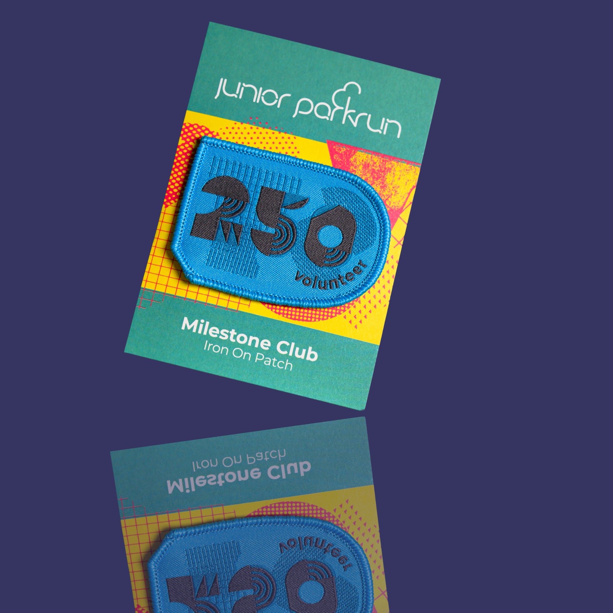 junior parkrun Volunteer Milestone 250 Patch