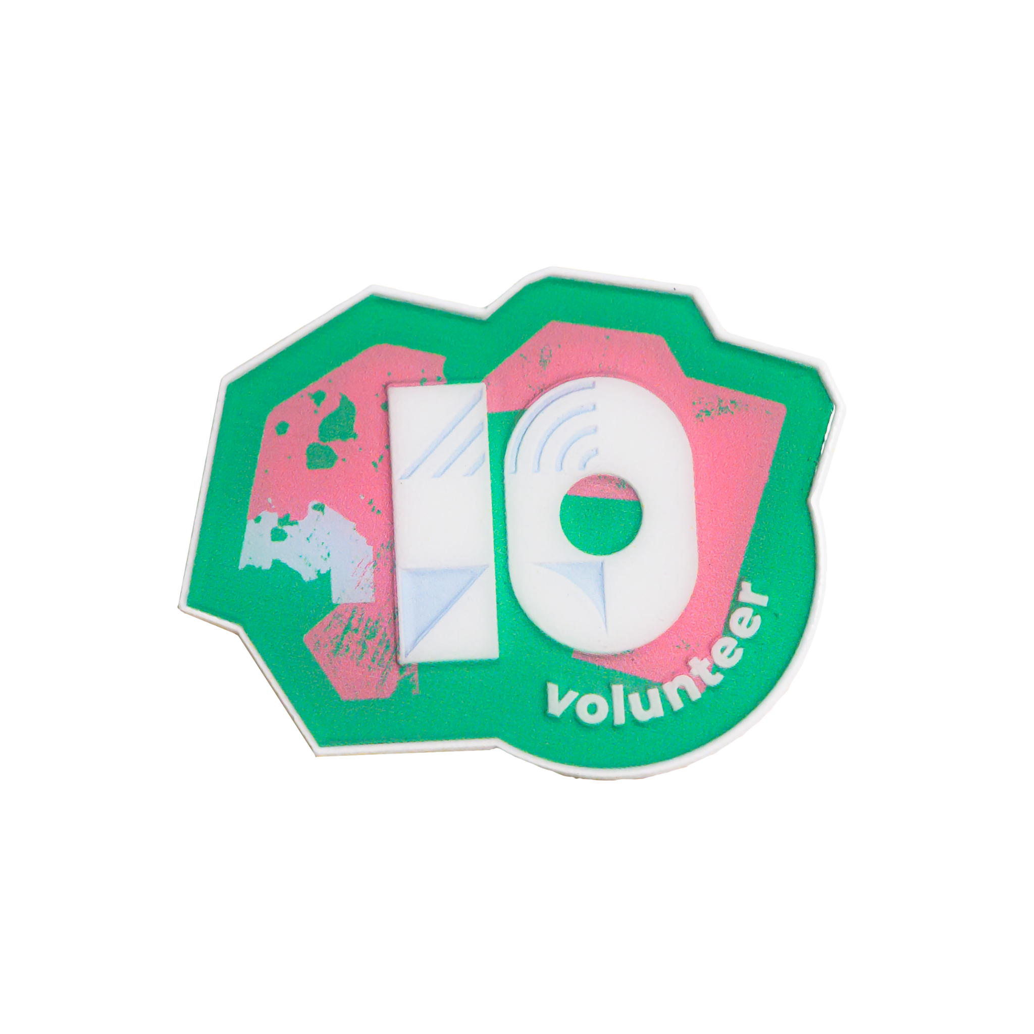junior parkrun Volunteer Milestone 10 Pin Badge