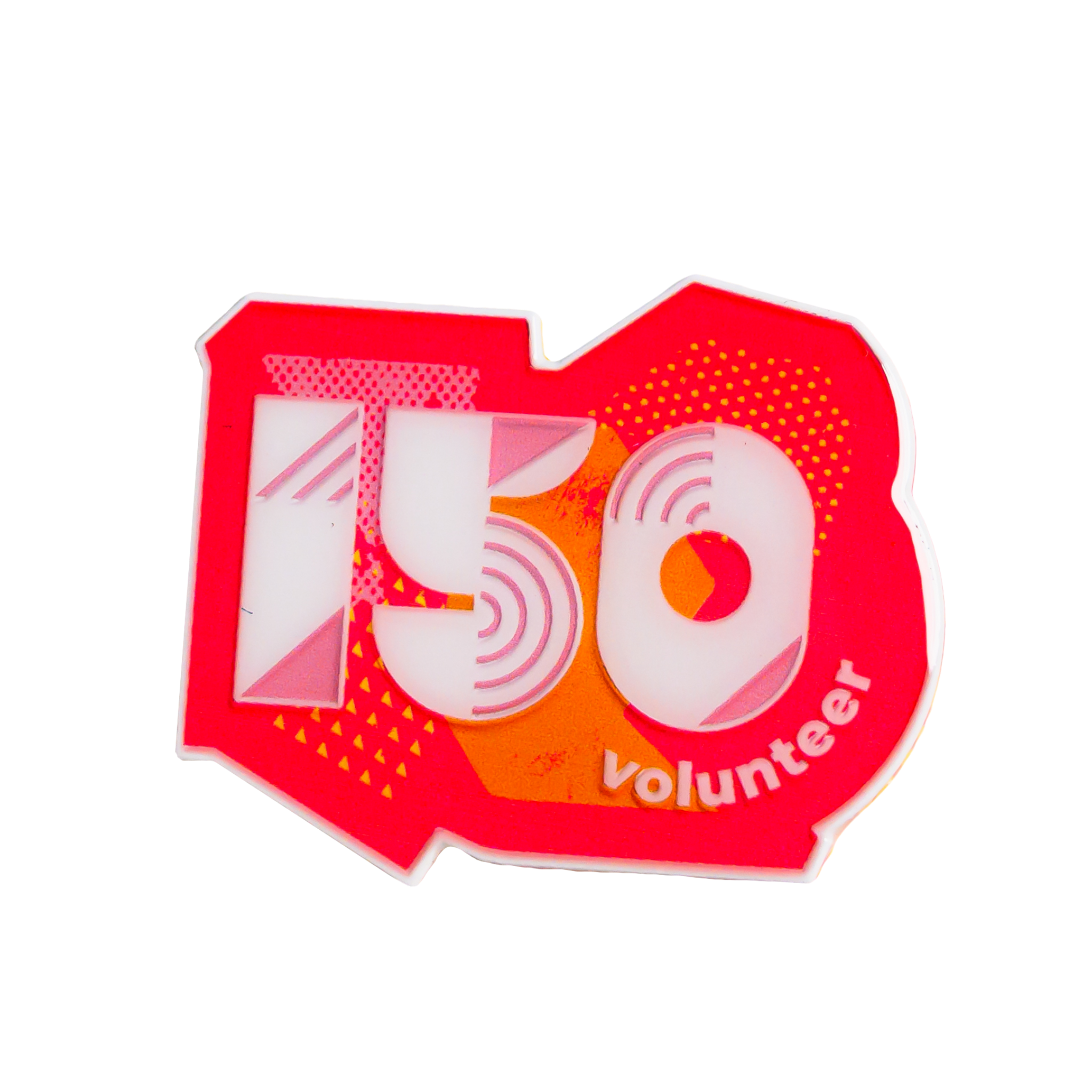 junior parkrun Volunteer Milestone 150 Pin Badge