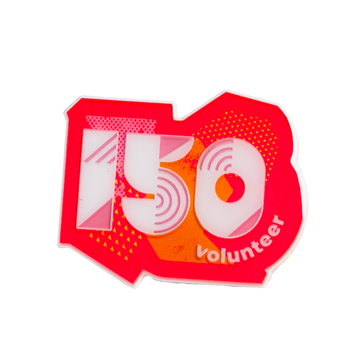 junior parkrun Volunteer Milestone 150 Pin Badge