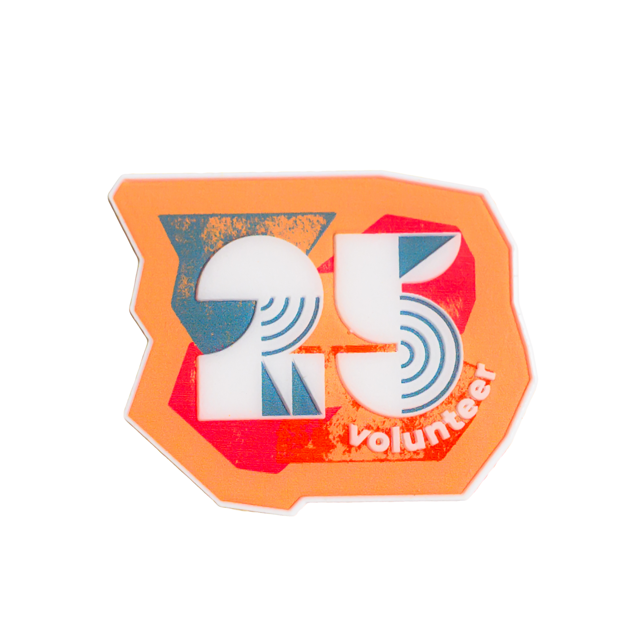 junior parkrun Volunteer Milestone 25 Pin Badge