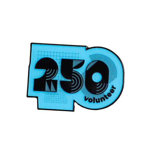 junior parkrun Volunteer Milestone 250 Pin Badge