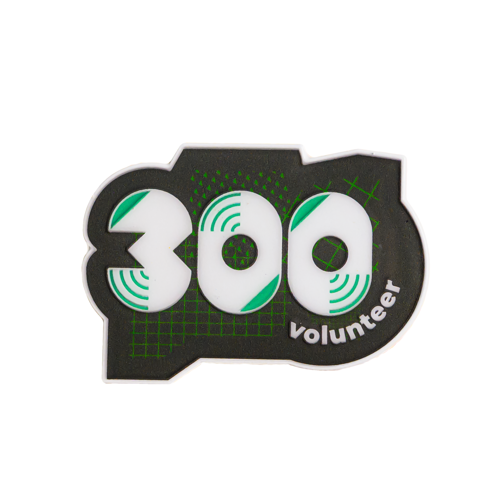 junior parkrun Volunteer Milestone 300 Pin Badge