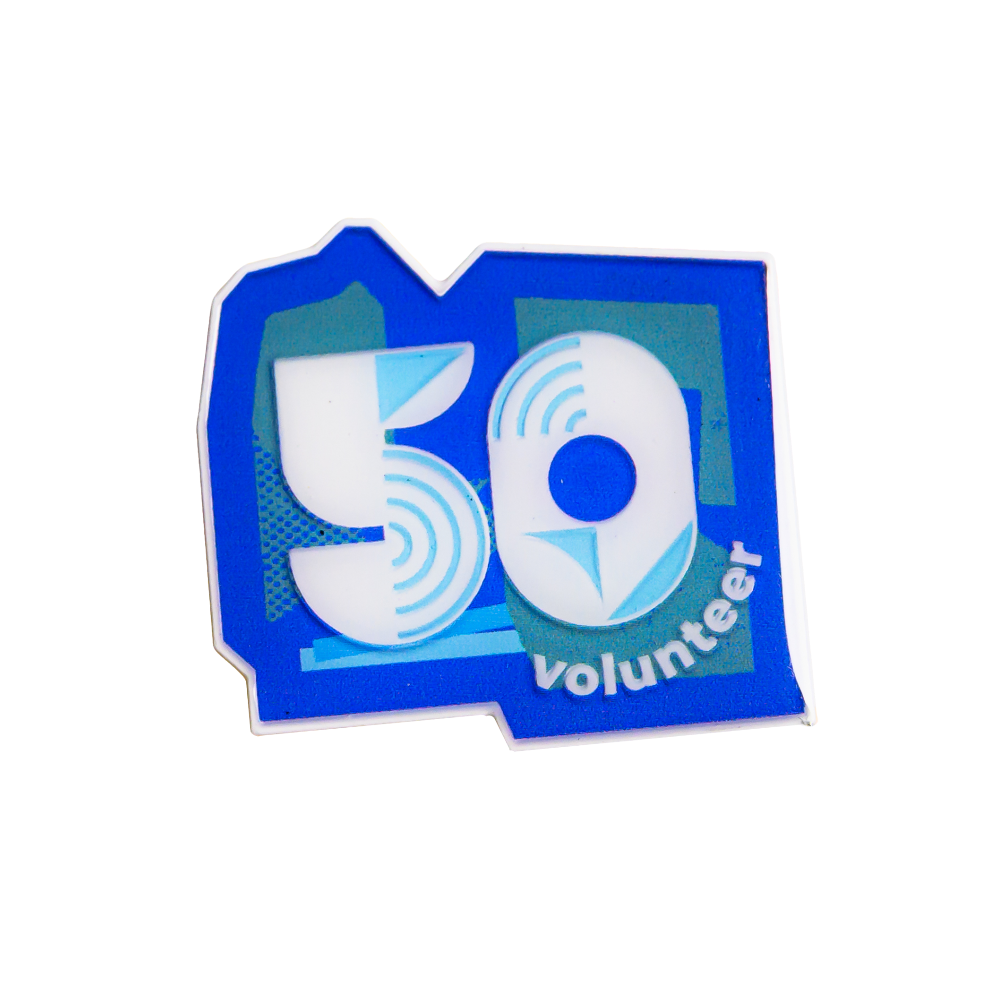 junior parkrun Volunteer Milestone 50 Pin Badge