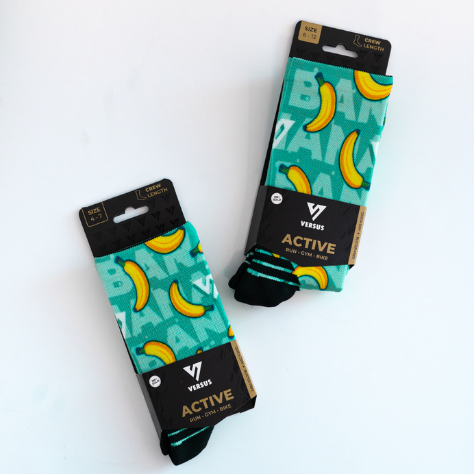 VERSUS Banana 2.0 Active Crew Socks