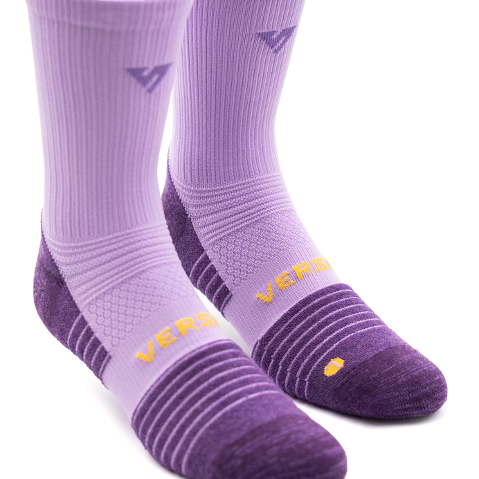 VERSUS Frosted Lavender Merino Winter Socks