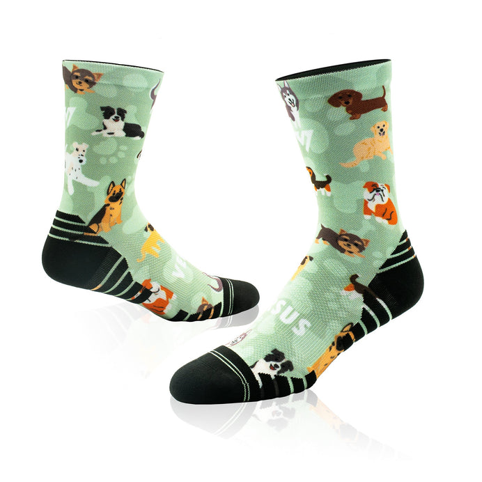 VERSUS Dogs 2.0 Active Crew Socks