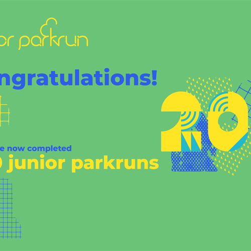 junior parkrun Meilenstein 200-Urkunde