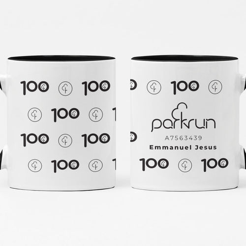 parkrun Meilenstein 100 Lauf-/Walking-Becher