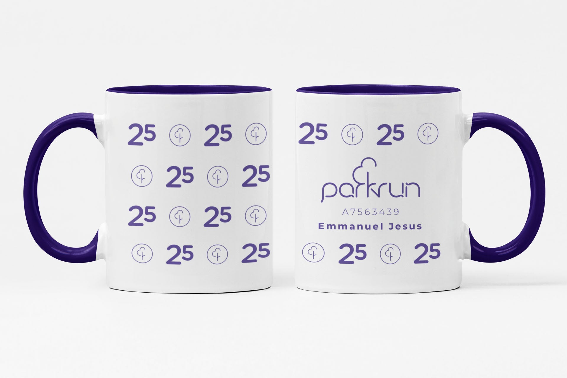 parkrun Milestone 25 Run/Walk Mug