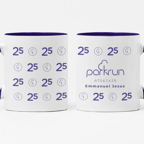 parkrun Milestone 25 Run/Walk Mug