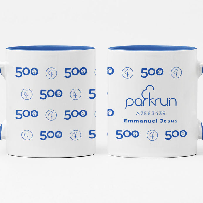 parkrun Meilenstein 500 Lauf-/Walking-Becher